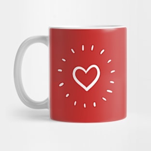 Heart love - Valentine's day Mug